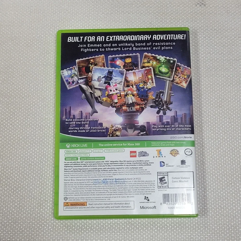 The LEGO Movie Videogame (Xbox 360) Game